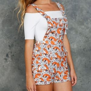 For Fox Sake Short Overalls